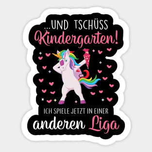 Einhorn Einschulung Sticker